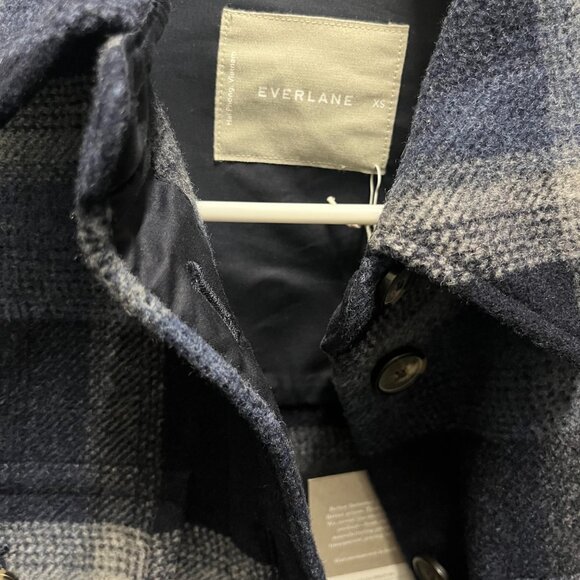 Everlane The Italian ReWool Oversized Shirt Jacket XS - Picture 2 of 8